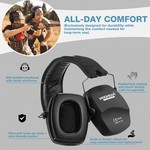 PROHEAR Slim Shooting Ear Protection Earmuffs with NRR 26dB Noise Reduction