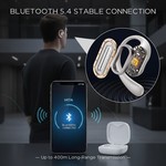 Topika - Earpods With Hooks Hooked Earphones Waterproof Earbuds