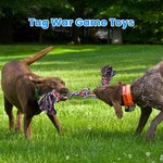 Topika Dog Tug Rope Toy Set for Large & Medium Aggressive Chewers