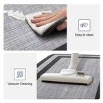 Topika Anti Fatigue Kitchen Mats 2pcs, Cushioned Non-Slip Floor Rugs, grey