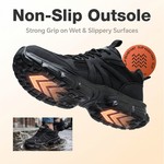Topika - Men Safety Shoes Steel Toes, Work Shoes For Men, Non Slip Sneakers