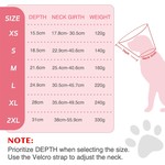 Topika Recovery Cone Dog Collar, Pink Cone for Dogs, Inflatable Alternative