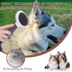 TopikaPet - Dog Slicker Brush for Grooming, Pet Dematting & Deshedding Tool