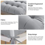 Topika - Premium Square Outdoor Chair Seat Patio Cushion - 50x50x8CM