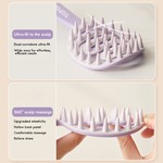 Topika - Curved Vented Scalp Scrubber, Scalp Massager Shampoo Brush
