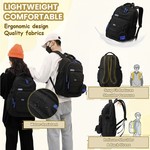 Topika School Bags Durable Kids Waterproof Backpack With Lunch Box 3Pcs Set