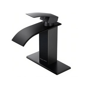 TopikaHome - Black Bathroom Faucets, Modern Sink Faucet & Basin Mixer Tap