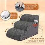 Topika Dog Stairs Ramp, Non-Slip Dog Stairs for Small Dogs and Cats
