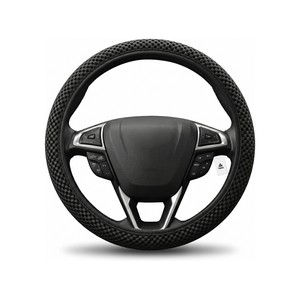 Topika - Steering Cover, Car Steering Wheel Cover For Cars, Black 37-39CM