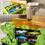 Topika Dinosaur Toy Truck for Boys, 6 Cars, Assembly Toy for Kids 3-5