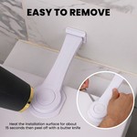 Topika 2 Piece Toilet Safety Lock For Kids SafetyToilet Lid Lock& 1-click