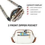 Topika Crossbody Bags for Women Shoulder Bag Vegan Leather Crossbody Purse