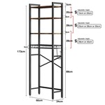 Topika Bathroom Organizers Storage, Over The Toilet Storage Rack & Shelving