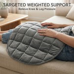 Topika - Weighted Lap Blanket, Thick Warm Winter Throw, 61 X 74cm