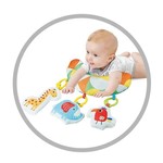 Topika 5-in-1 Baby Gym & Ball Pit with Sensory Toys, Tummy Time Mat