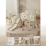 Topika Kids Slide & Swing Set, Slide for Toddlers, Outdoor and Indoor Play