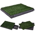 Topika Dog Training Pee Mat, Grass Pad with Tray & Collection Bin