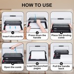 Topika - Binding Machines Comb Binders Book Binder Machine