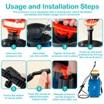Topika 5L Garden Pressure Sprayer - Heavy-Duty Hand Pump for Home & Garden