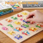 Topika Matching Puzzles For Toddlers 6 Pieces Educational Wooden Puzzles