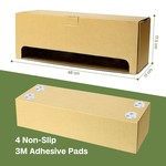 Topika- Honeycomb Packing Paper Roll with Desktop Dispenser Fragile Labels