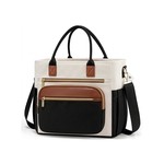 Topika Large Capacity Lunch Cooler Bag Tote Lunch Bag &Compartment Design