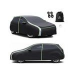 Topika 10-Layer Waterproof Car Cover, Car Rain Cover, Sunproof Dust Cover
