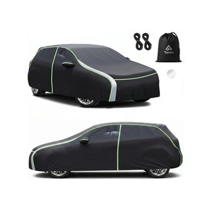 Topika 10-Layer Waterproof Car Cover, Car Rain Cover, Sunproof Dust Cover
