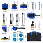 Topika Professional Car Detailing Set for Interior&Exterior Cleaning -26Pcs