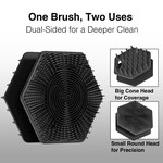 Topika Silicone Body Scrubber for Shower,Exfoliating Sud Scrub&Shower Brush