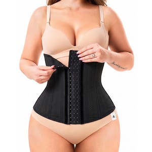 Topika 25 Steel Boned Latex Waist Trainer Corset Belt Womens Body Shaper