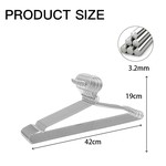 Topika - Windproof Stainless Steel Hangers,30/50Pcs Anti-Rust Steel Hangers