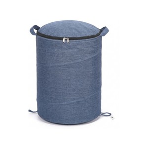 Topika Toy Storage Hamper with Play Mat, Felt Laundry Basket for Kids