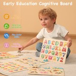 Topika Matching Puzzles For Toddlers 6 Pieces Educational Wooden Puzzles