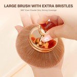 Topika - Extra Large Body Makeup Brush for Self Tanner, Powder & Leg Makeup