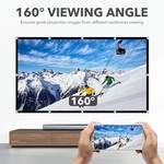 Topika - Peojector Screen 120 Inch, Projector Screen Portable, Foldable