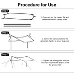 Naturehike Camping Tarp Waterproof Heavy Duty Tent Tarp Sun Shelter