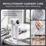 Topika 2in1 Digital Fabric Shaver with 3 Speeds & 3 replaceable heads