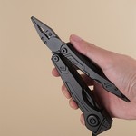 Topika Multitool Folding Pliers 12-in-1 with Knife, Saw & Screwdriver Bits