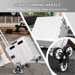 Topika Carts with Wheels Folding Foldable Cart Stair-Climbing Box
