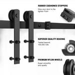 Topika - 2M Barn Door Sliding Kit Aluminium Door Rail Kit