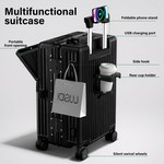 Topika Carry On Cases Hardshell Luggage Cabin Case &Laptop Space Cup Holder