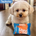 TopikaPet Snack Plush Squeaky Dog Toy No Stuffing, Oxford Fabric & Airbag