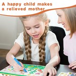 VSelect - 12 Colours Gel Crayons for Kids, Twistable, Non-Toxic, Washable