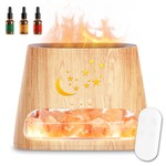 Topika Essential Oil Diffuser with Flame Effect, Aromatherapy Oil for Sleep