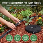 Topika - 15M Soaker Hose Garden Hose Water Hose Soft Drip Irrigation Hose