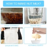 Topika - Fine Mesh Strainer Filter,Nylon Brew Bag Cheesecloth for Straining