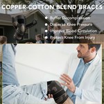 Topika - Copper Knee Brace with Straps for Men & Women, 2 Pack