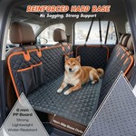 Topika Dog Car Seat Cover Hard Bottom Back Seat Protector