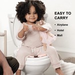 Topika Foldable Travel Potty Seat for Toddlers, Round & Oval Toilets